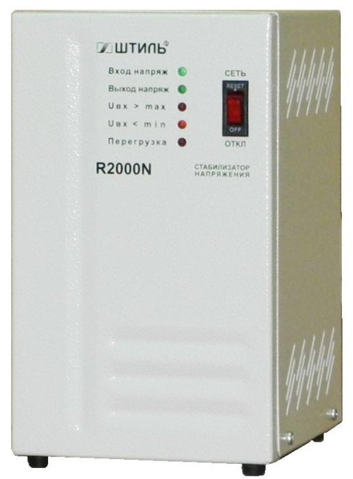 Однофазный стабилизатор напряжения Штиль R2000N (2 кВт, 220В) для дачи, дома